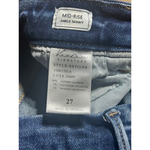 Kancan Estilo mid-rise ankle skinny size 27 jeans - Picture 3 of 5